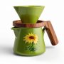 Portable Pour Over Coffee Makers Small Coffee Makers for Sale 600ml Ceramic Pour Over Coffee Maker