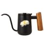 New 600ml Electric Various Temperatures Setting Stainless Steel Pour Over Coffee Gooseneck Kettle for Coffee Brewing